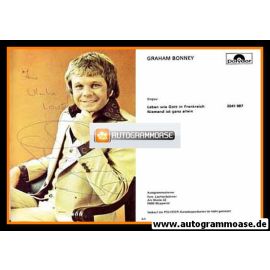 Autogramm Schlager | Graham BONNEY | 1978 "Leben Wie Gott" (Polydor)