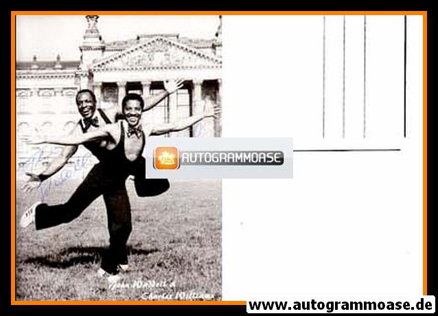 Autogramme Pop (USA) | John WADDELL + Charles WILLIAMS | 1970er (Portrait SW)