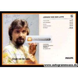 Autogramm Schlager | Jürgen VON DER LIPPE | 1981 "Star-Magazin" Philips