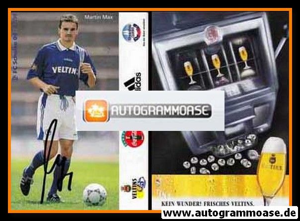 Autogramm Fussball | FC Schalke 04 | 1997 | Martin MAX