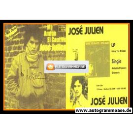 Autogramm Musik | Jose JULIEN | 1983 "Mi Amigo El Cautivo"