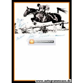 Autogramm Reiten | Fritz THIEDEMANN | 1960er (Sprungszene Meteor) OS-Gold