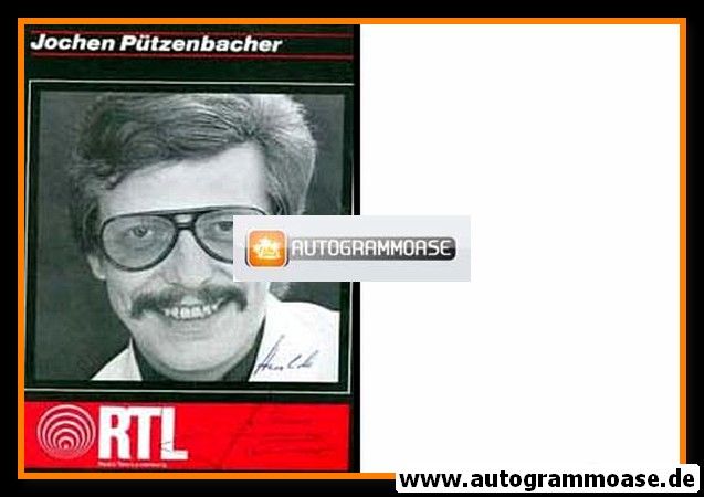Autogramm Radio | RTL Luxemburg | Jochen PÜTZENBACHER | 1980er (Portrait SW)