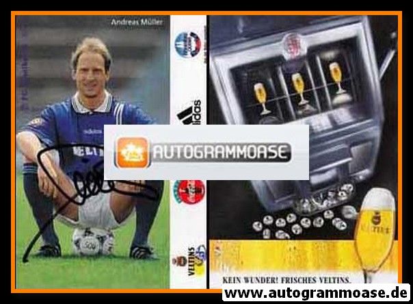Autogramm Fussball | FC Schalke 04 | 1997 | Andreas MÜLLER
