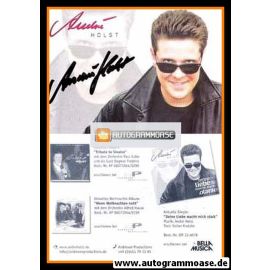 Autogramm Musik | Andre HOLST | 2001 "Deine Liebe Macht Mich Stark" (Bella)