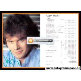 Autogramm Schlager | Andy BORG | 1986 "Am Anfang War Die Liebe" (Papagayo)