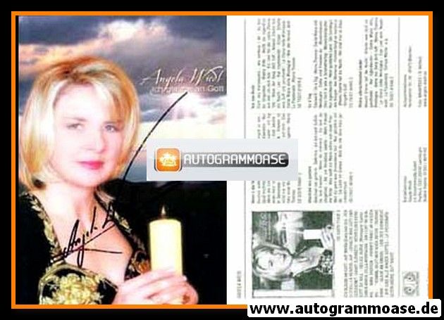 Autogramm Volksmusik | Angela WIEDL | 2006 "Ich Glaube An Gott" (Jupiter)