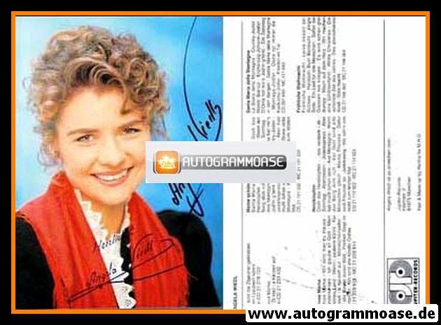Autogramm Volksmusik | Angela WIEDL | 1994 "Servus Mama" (Jupiter)