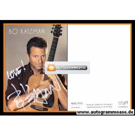 Autogramm Rock | Bo KATZMAN | 1990er (Portrait Color) Sony BMG
