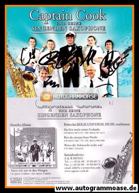 Autogramme Schlager | CAPTAIN COOK | 2006 "Tanze Mit Mir In Den Morgen" (Koch)