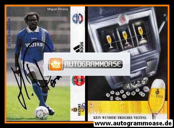 Autogramm Fussball | FC Schalke 04 | 1997 | Miguel PEREIRA