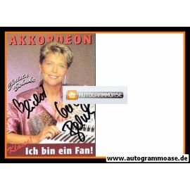 Autogramm Akkordeon | Christa BEHNKE | 2000er (Portrait Color)
