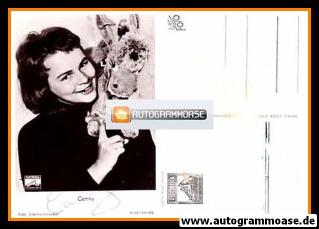 Autogramm Film / Schlager | CONNY Froboess | 1960er (Portrait SW Rüdel) Electrola