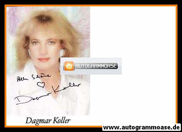Autogramm Schauspieler | Dagmar KOLLER | 1980er (Portrait Color)