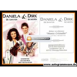 Autogramm Instrumental (Pan-Flöte) | Daniela DE SANTOS (mit Dirk) | 1996 "Monte Cristallo" (Koch)