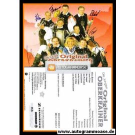 Autogramme Volksmusik | DIE JUNGEN ORIGINAL OBERKRAINER | 2000 "Die Welt Steht Auf Volksmusik"