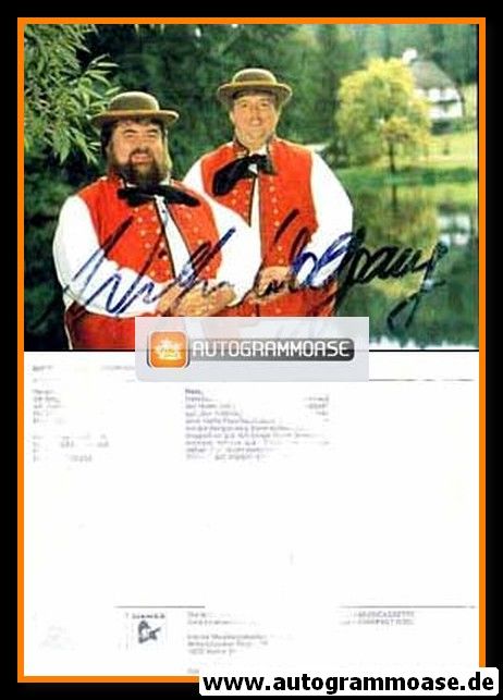 Autogramme Volksmusik | DIE WILDECKER HERZBUBEN | 1990 "Herzilein" (BMG Hansa)