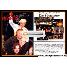 Autogramme Instrumental (Klavier) | DIE 4 PIANEURE | 2000er (The Boogie Woogie Show)