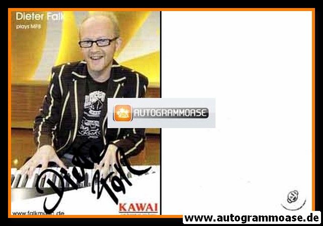Autogramm Instrumental (Keyboard) | Dieter FALK | 2000er (Portrait Color)