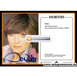 Autogramm Schlager | Dorthe KOLLO | 1977 "Mein Gott Das Dauert" (Telefunken)