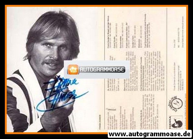 Autogramm Schlager | Frank ZANDER | 1981 "Zanda Da Da" (Portrait SW Hansa)