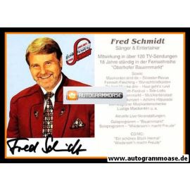 Autogramm Volksmusik | Fred SCHMIDT | 1980er (Portrait Color)