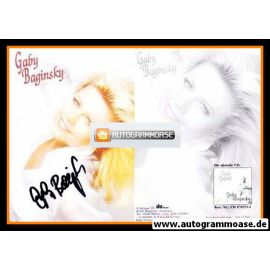 Autogramm Schlager | Gaby BAGINSKY | 1998 "Viel Gefühl" (DA Music) 1