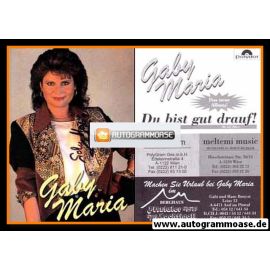 Autogramm Volksmusik | Gaby MARIA | 1995 "Du Bist Gut Drauf"