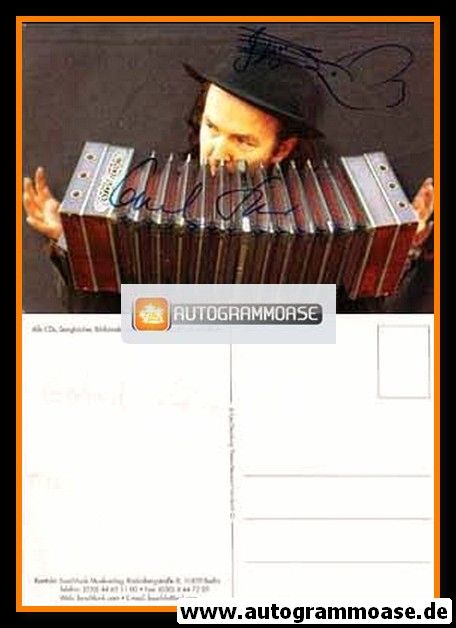 Autogramm Musik | Gerhard SCHÖNE | 1990er (Portrait Color) BuschFunk