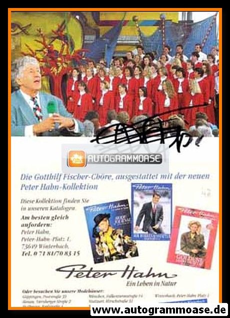 Autogramm Orchester | Gotthilf FISCHER | 2000er (Peter Hahn)