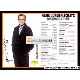 Autogramm Schauspieler | Hans-Jürgen SCHATZ | 2000er (Portrait Color) Diskografie