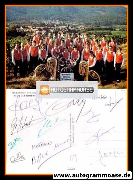 Autogramme Volksmusik | HARMONIE VOGESIA | 1980er (Portrait Color)