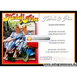 Autogramme Volksmusik | HEIDI + PIA | 1993 "In Der Heimat" Koch