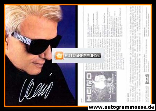 Autogramm Schlager | HEINO | 2005 "Das Beste Zum Jubiläum" (Portrait Color Sony)