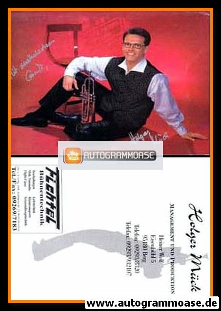 Autogramm Instrumental (Trompete) | Holger MÜCK | 2000er (Portrait Color)