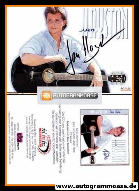 Autogramm Schlager | Jan HAYSTON | 1999 "Die 1ste" (DA Music)