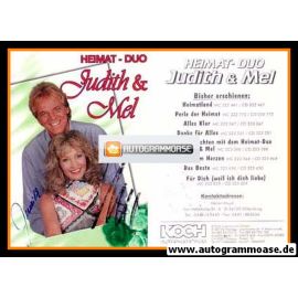 Autogramme Schlager | JUDITH & MEL | 1998 "Für Dich" (Portrait Color Koch)
