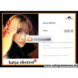Autogramm Schlager | Katja EBSTEIN | 1994 "Ebstein" (Portrait Color Polydor)