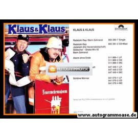 AK Schlager | KLAUS & KLAUS | 1992 "Radetzki-Rap" (Polydor)