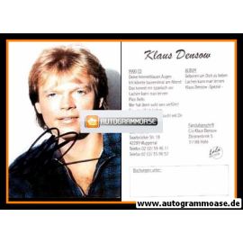 Autogramm Schlager | Klaus DENSOW | 2001 "Spezial" (Portrait Color Lala)