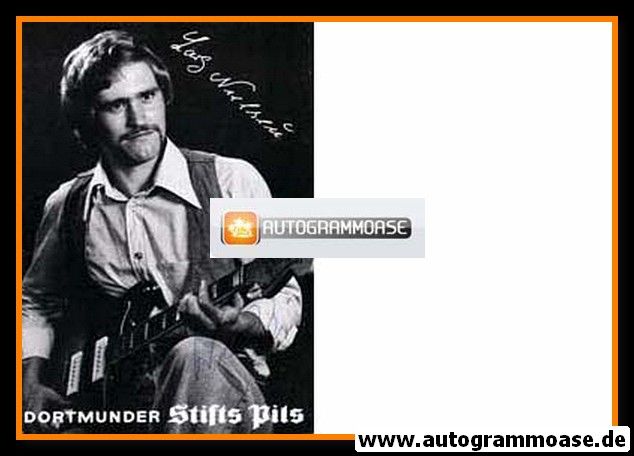 Autogramm Musik | Lars NIELSEN | 1970er Druck (Portrait SW)