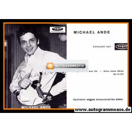 Autogramm Schlager | Michael ANDE | 1968 "Es Gibt Sicher Eine Tür" (Vogue)