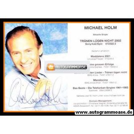 Autogramm Schlager | Michael HOLM | 2002 "Tränen Lügen Nicht" (Portrait Color)