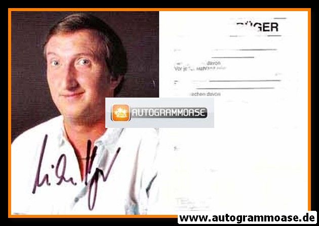 Autogramm Schlager | Mike KRÜGER | 1980 "Alle Sprechen Davon" (Portrait Color Teldec)