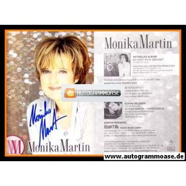 Autogramm Schlager | Monika MARTIN | 2009 "Du Hast Mich Geküsst" (Koch)