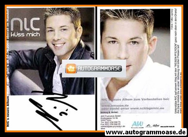 Autogramm Schlager | NIC | 2008 "Küss Mich" (AW)