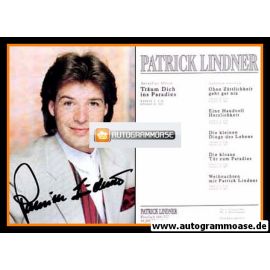 Autogramm Volksmusik | Patrick LINDNER | 1993 "Träum Dich Ins Paradies" (Portrait Color)