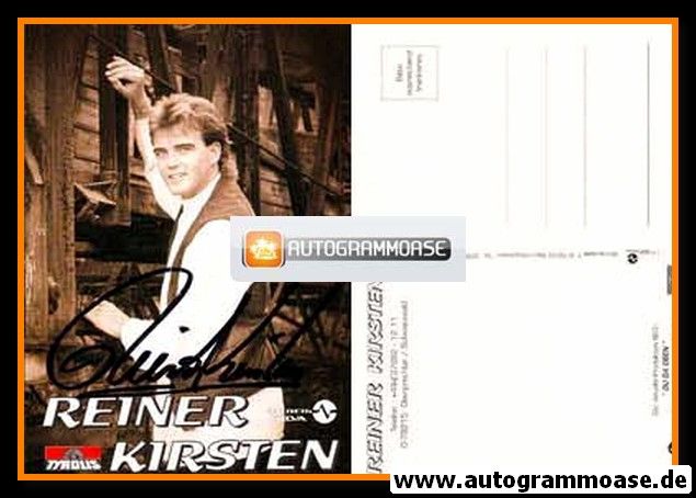 Autogramm Schlager | Reiner KIRSTEN | 1997 "Du Da Oben" (Portrait Color Tyrolis)