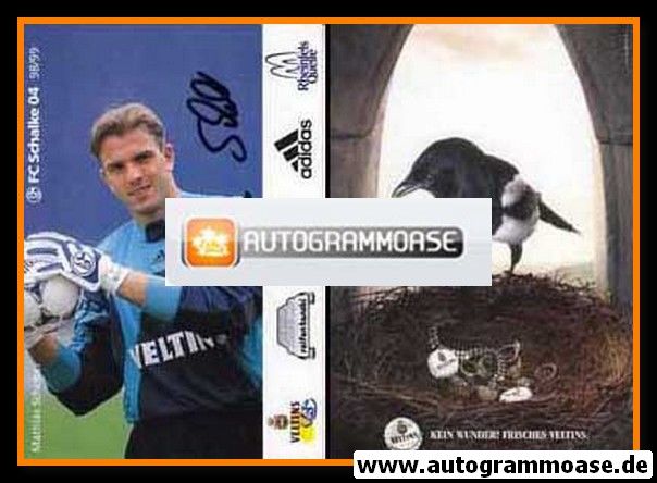 Autogramm Fussball | FC Schalke 04 | 1998 | Mathias SCHOBER