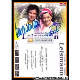 Autogramme Schlager | Renate + Werner LEISMANN | 2003 "Evergreens" (Tyrolis)